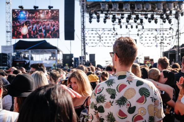 Image of people at a music festival