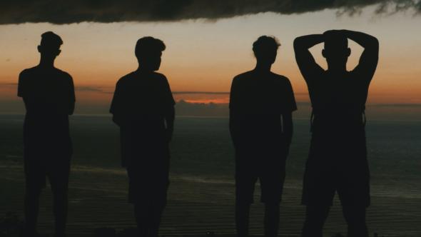 looking towards sunset