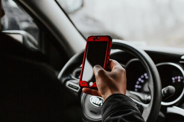 using phone