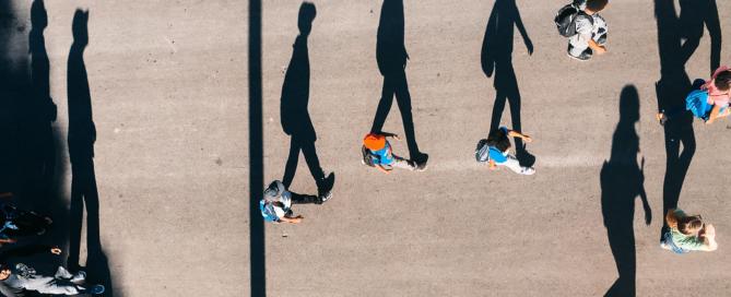 people walking