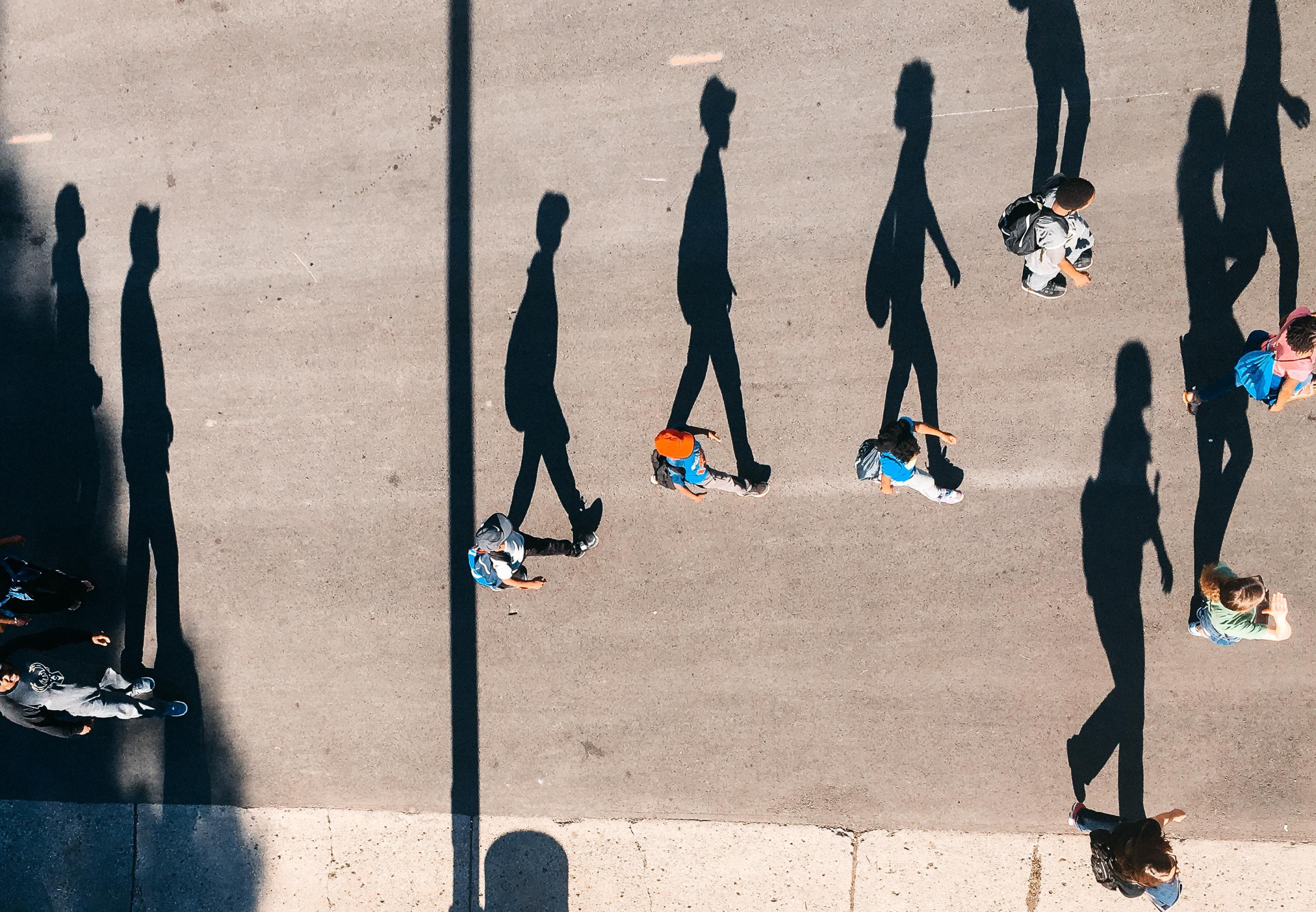 people walking