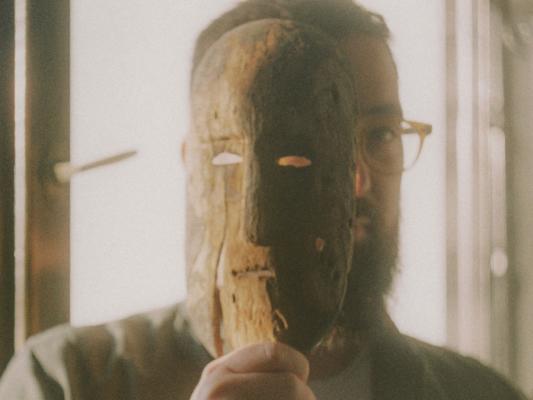 man with mask