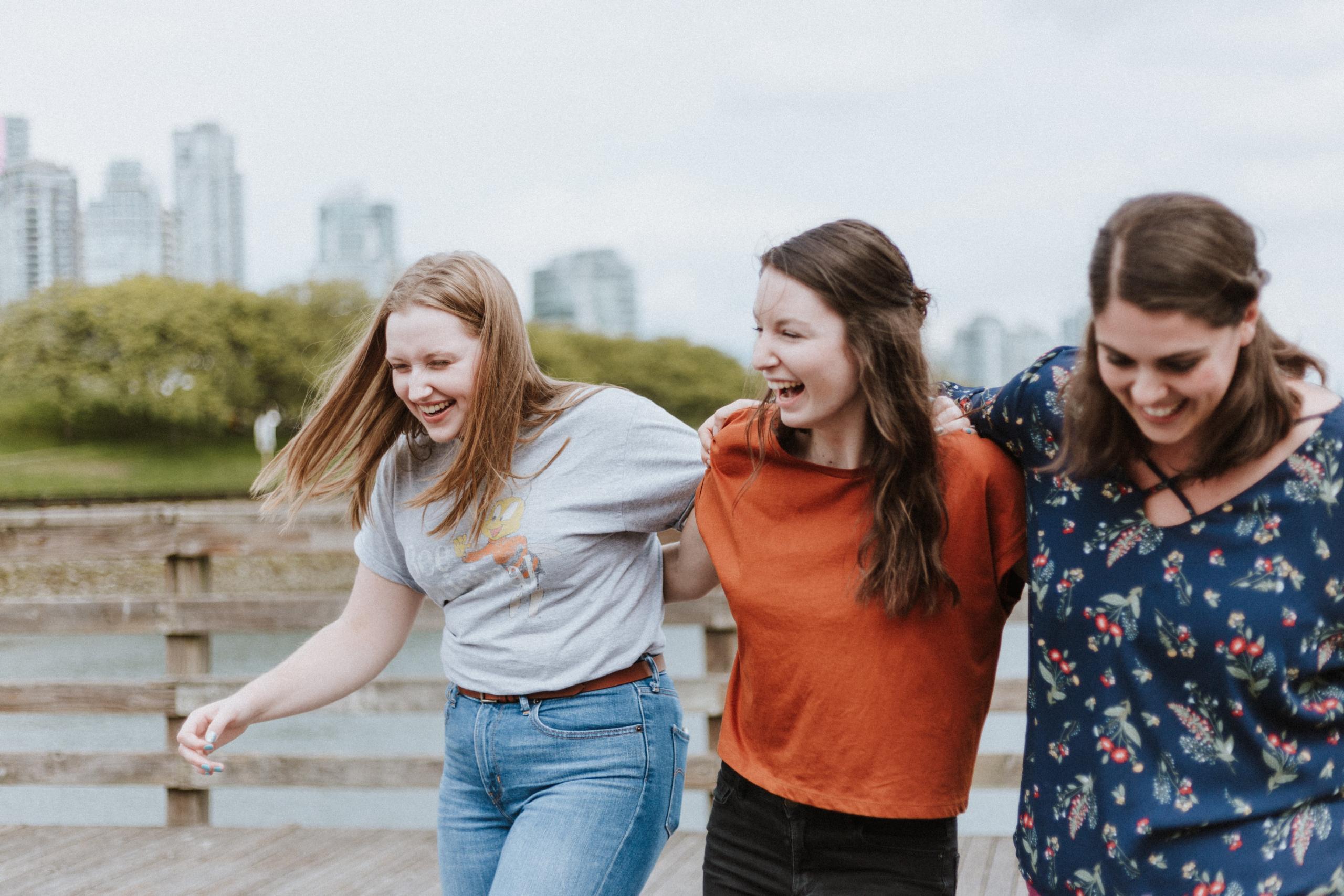 Laughing women