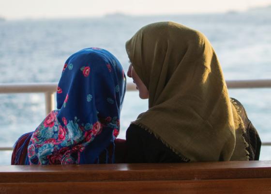 two ethnic women