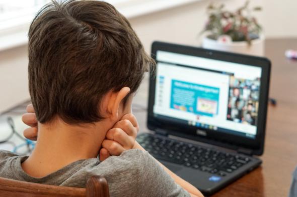 child on computer