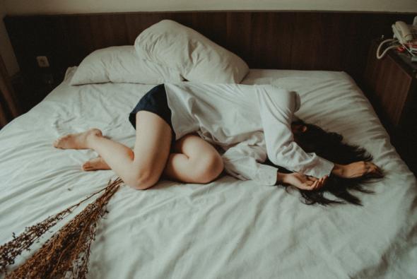 depressed person