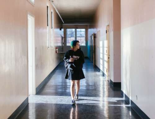 ‘I started walking the long way’: many young women first experience street harassment in their school uniforms